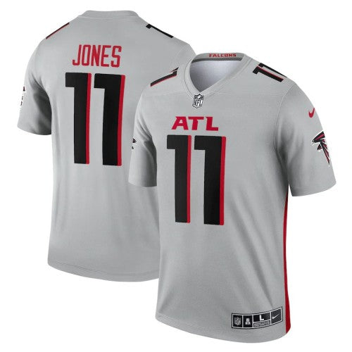 Atlanta Atlanta Falcons #11 Julio Jones Nike Men's Silver Inverted Legend Player Jersey Men's