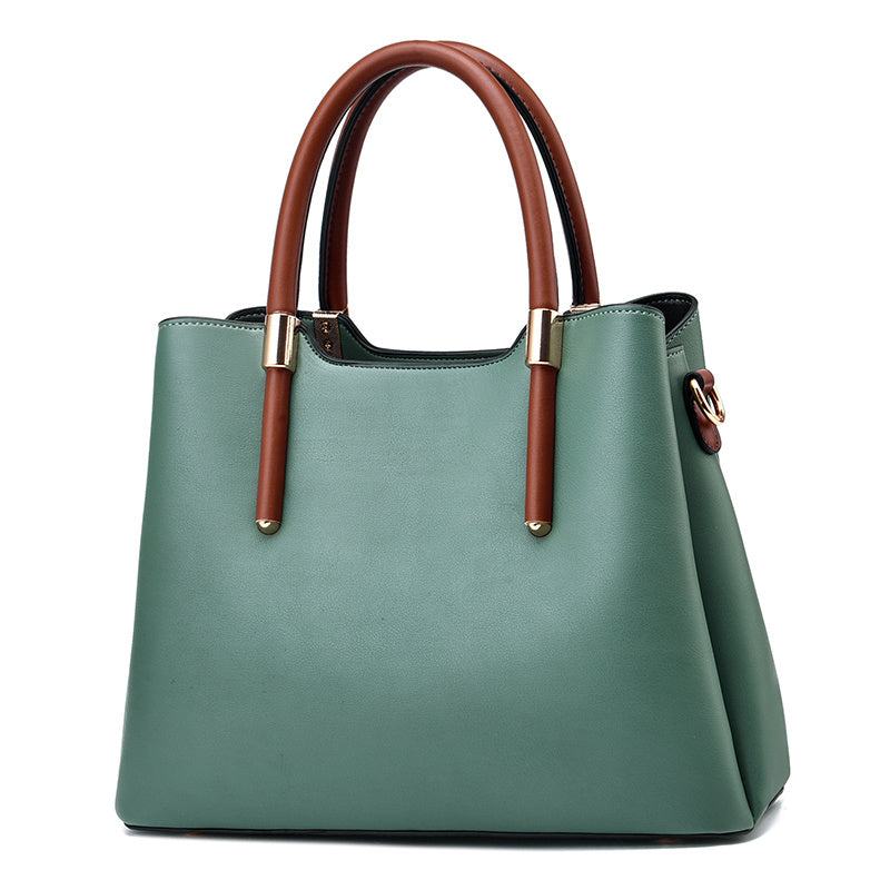 Women's Large Capacity Top Handle Bag - Letter Graphic Crossbody Shoulder Bag