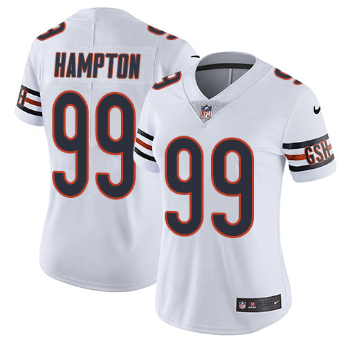 Nike Chicago Bears #99 Dan Hampton White Women's Stitched NFL Vapor Untouchable Limited Jersey Womens