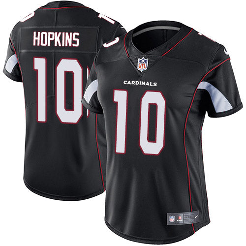 Nike Arizona Cardinals #10 DeAndre Hopkins Black Alternate Women's Stitched NFL Vapor Untouchable Limited Jersey Womens
