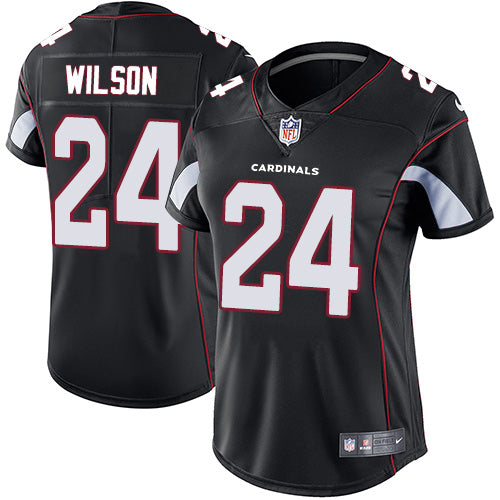 Nike Arizona Cardinals #24 Adrian Wilson Black Alternate Women's Stitched NFL Vapor Untouchable Limited Jersey Womens