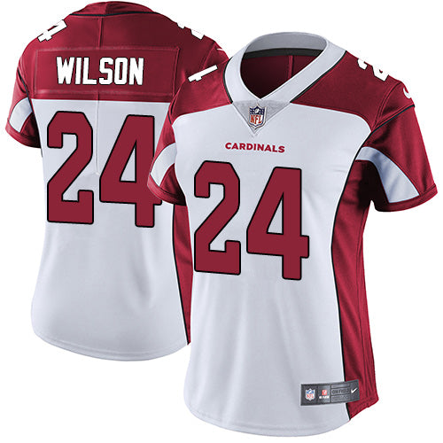 Nike Arizona Cardinals #24 Adrian Wilson White Women's Stitched NFL Vapor Untouchable Limited Jersey Womens