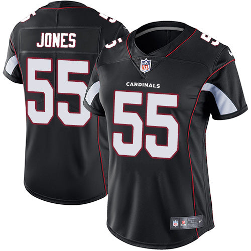 Nike Arizona Cardinals #55 Chandler Jones Black Alternate Women's Stitched NFL Vapor Untouchable Limited Jersey Womens