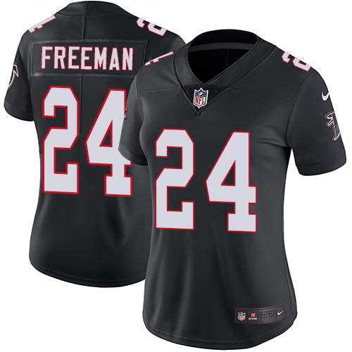 Nike Atlanta Falcons #24 Devonta Freeman Black Alternate Women's Stitched NFL Vapor Untouchable Limited Jersey Womens