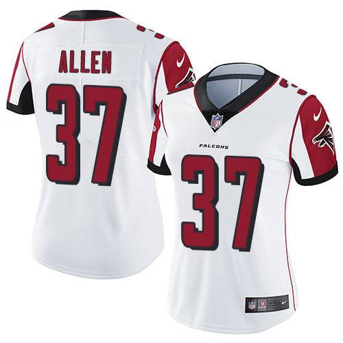 Nike Atlanta Falcons #37 Ricardo Allen White Women's Stitched NFL Vapor Untouchable Limited Jersey Womens