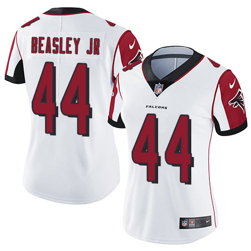 Nike Atlanta Falcons #44 Vic Beasley Jr White Women's Stitched NFL Vapor Untouchable Limited Jersey Womens