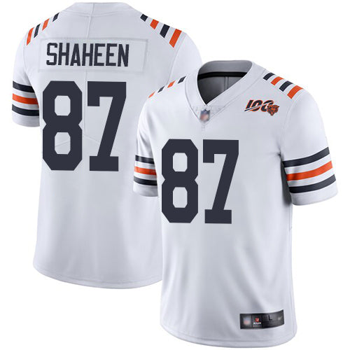 Nike Chicago Bears #87 Adam Shaheen White Alternate Youth Stitched NFL Vapor Untouchable Limited 100th Season Jersey Youth