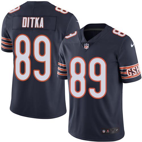 Nike Chicago Bears #89 Mike Ditka Navy Blue Team Color Youth Stitched NFL Vapor Untouchable Limited Jersey Youth