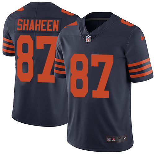 Nike Chicago Bears #87 Adam Shaheen Navy Blue Alternate Youth Stitched NFL Vapor Untouchable Limited Jersey Youth