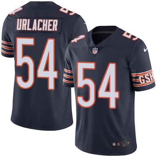 Nike Chicago Bears #54 Brian Urlacher Navy Blue Team Color Youth Stitched NFL Vapor Untouchable Limited Jersey Youth