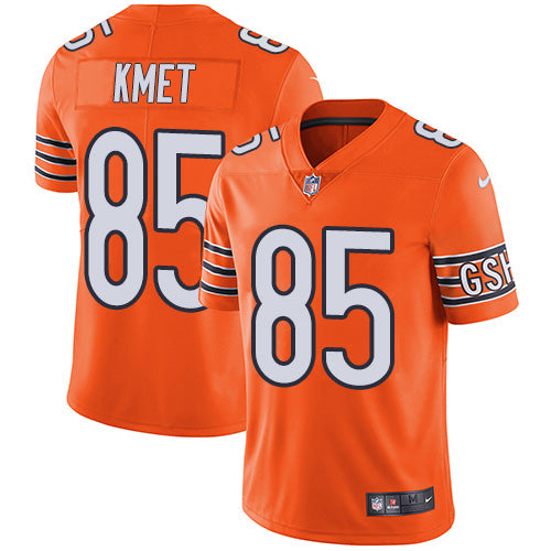 Nike Chicago Bears #85 Cole Kmet Orange Youth Stitched NFL Limited Rush Jersey Youth
