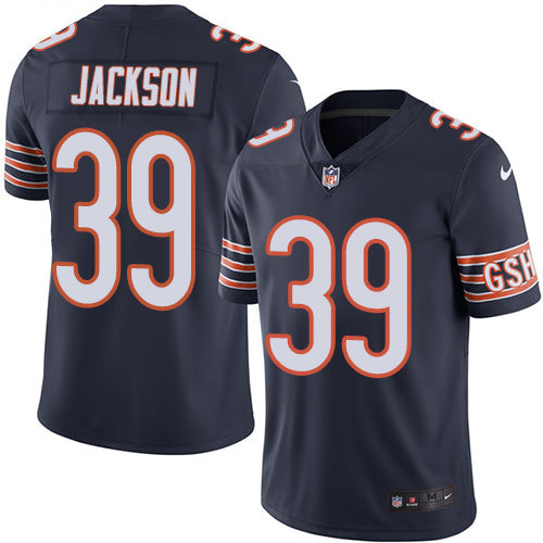 Nike Chicago Bears #39 Eddie Jackson Navy Blue Team Color Youth Stitched NFL Vapor Untouchable Limited Jersey Youth
