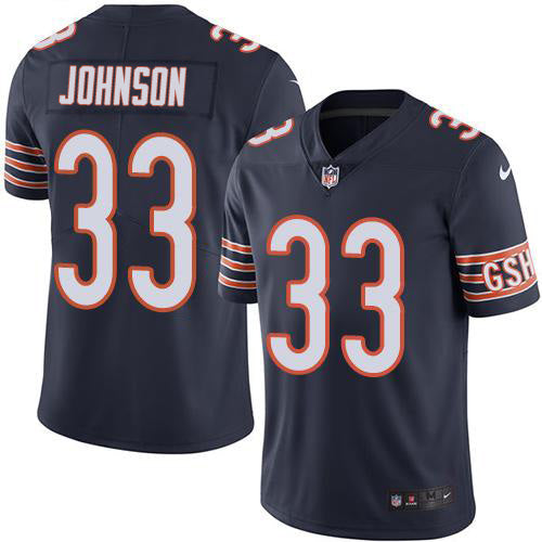 Nike Chicago Bears #33 Jaylon Johnson Navy Blue Team Color Youth Stitched NFL Vapor Untouchable Limited Jersey Youth