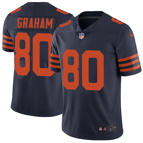 Nike Chicago Bears #80 Jimmy Graham Navy Blue Alternate Youth Stitched NFL Vapor Untouchable Limited Jersey Youth