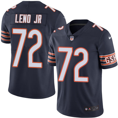 Nike Chicago Bears #72 Charles Leno Jr Navy Blue Team Color Youth Stitched NFL Vapor Untouchable Limited Jersey Youth
