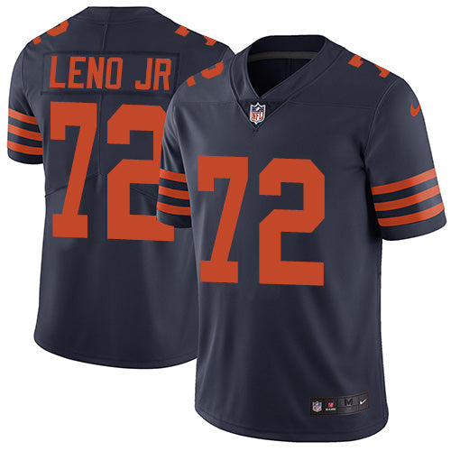 Nike Chicago Bears #72 Charles Leno Jr Navy Blue Alternate Youth Stitched NFL Vapor Untouchable Limited Jersey Youth