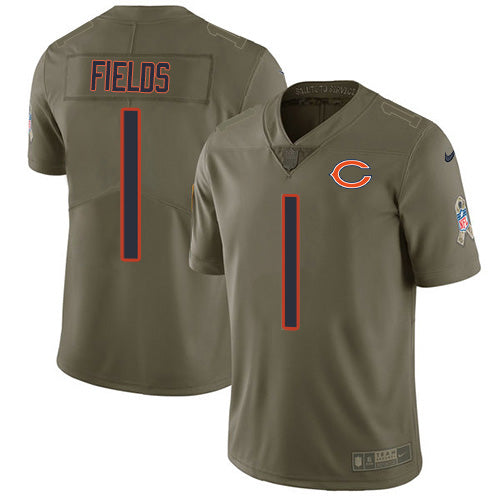 Nike Chicago Bears #74 Germain Ifedi Olive Youth Stitched NFL Limited 2017 Salute To Service Jersey Youth