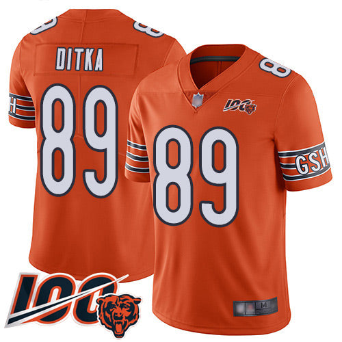 Nike Chicago Bears #89 Mike Ditka Orange Youth Stitched NFL Limited Rush 100th Season Jersey Youth