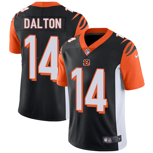 Nike Cincinnati Bengals #14 Andy Dalton Black Team Color Youth Stitched NFL Vapor Untouchable Limited Jersey Youth