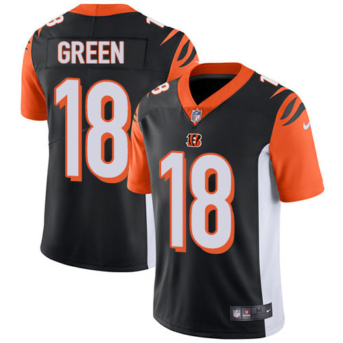Nike Cincinnati Bengals #18 A.J. Green Black Team Color Youth Stitched NFL Vapor Untouchable Limited Jersey Youth