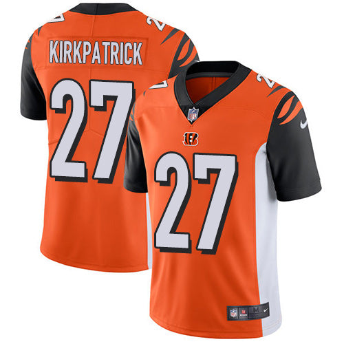 Nike Cincinnati Bengals #27 Dre Kirkpatrick Orange Alternate Youth Stitched NFL Vapor Untouchable Limited Jersey Youth