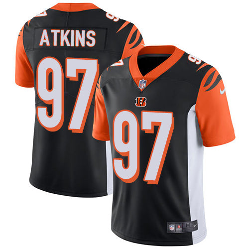 Nike Cincinnati Bengals #97 Geno Atkins Black Team Color Youth Stitched NFL Vapor Untouchable Limited Jersey Youth