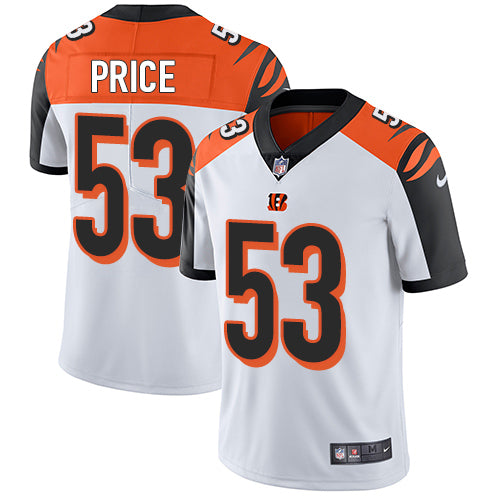 Nike Cincinnati Bengals #53 Billy Price White Youth Stitched NFL Vapor Untouchable Limited Jersey Youth