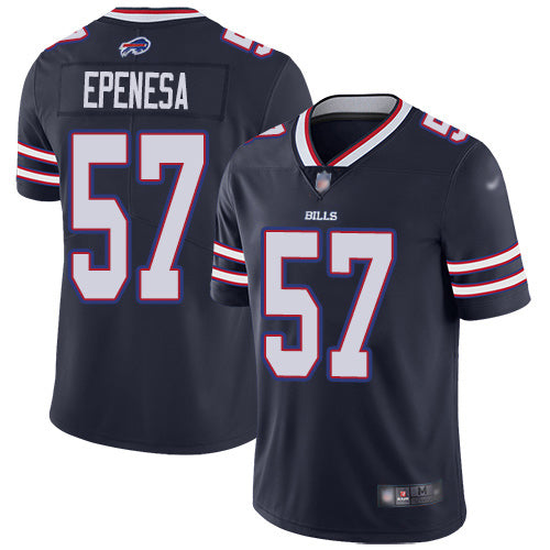 Nike Buffalo Bills #57 A.J. Epenesas Navy Youth Stitched NFL Limited Inverted Legend Jersey Youth