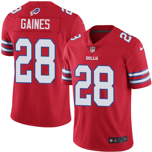 Nike Buffalo Bills #28 E.J. Gaines Red Youth Stitched NFL Limited Rush Jersey Youth