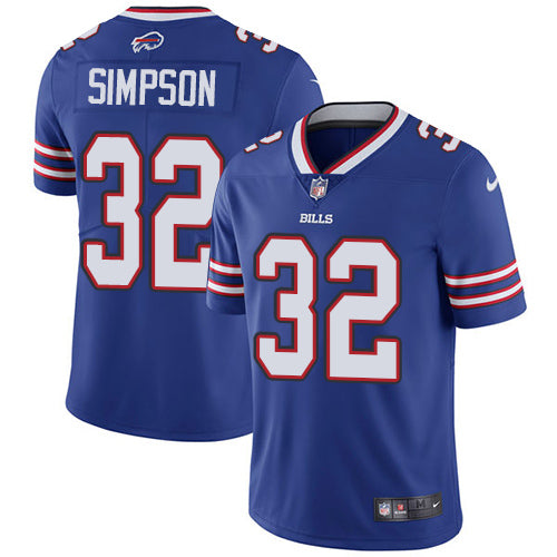 Nike Buffalo Bills #32 O. J. Simpson Royal Blue Team Color Youth Stitched NFL Vapor Untouchable Limited Jersey Youth