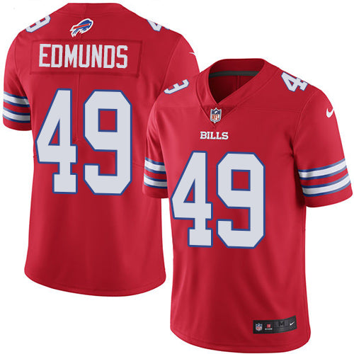 Nike Buffalo Bills #49 Tremaine Edmunds Red Youth Stitched NFL Limited Rush Jersey Youth
