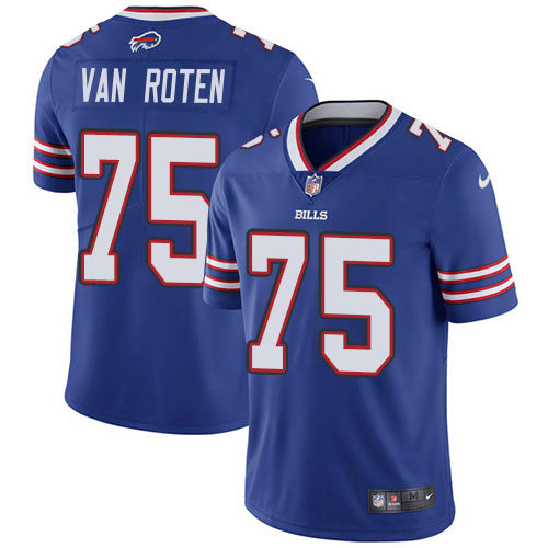 Nike Buffalo Bills #75 Greg Van Roten Royal Blue Team Color Youth Stitched NFL Vapor Untouchable Limited Jersey Youth