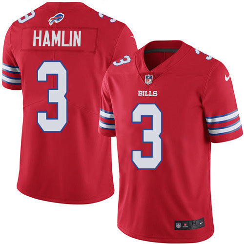 Nike Buffalo Bills #3 Damar Hamlin Red Youth Stitched NFL Limited Rush Jersey Youth