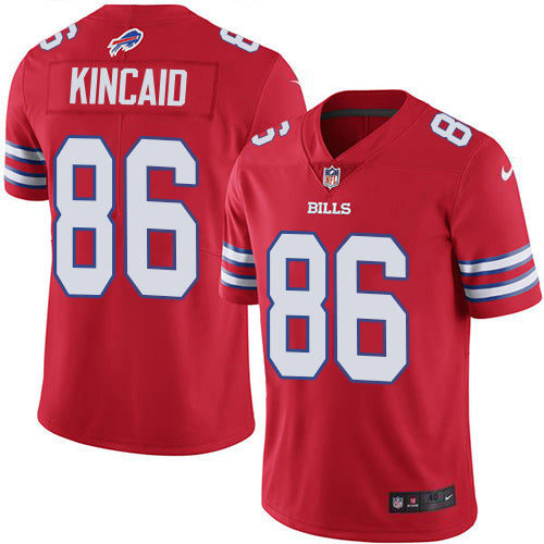Nike Buffalo Bills #86 Dalton Kincaid Red Youth Stitched NFL Limited Rush Jersey Youth