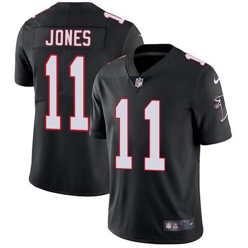 Nike Atlanta Falcons #11 Julio Jones Black Alternate Youth Stitched NFL Vapor Untouchable Limited Jersey Youth