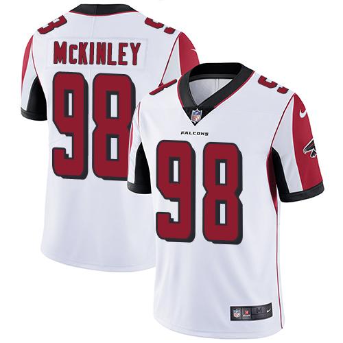 Nike Atlanta Falcons #98 Takkarist McKinley White Youth Stitched NFL Vapor Untouchable Limited Jersey Youth