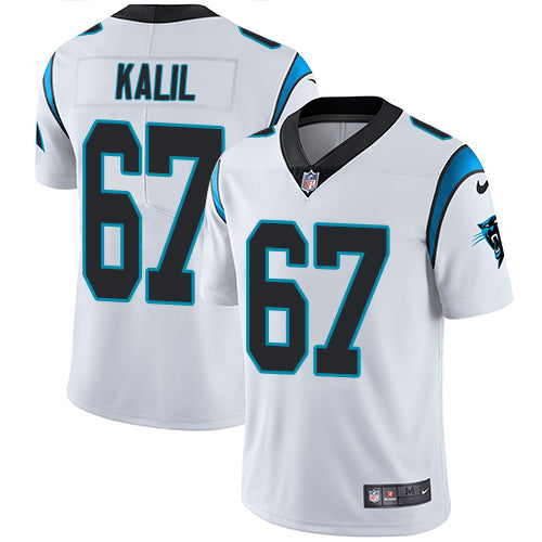 Nike Carolina Panthers #67 Ryan Kalil White Youth Stitched NFL Vapor Untouchable Limited Jersey Youth