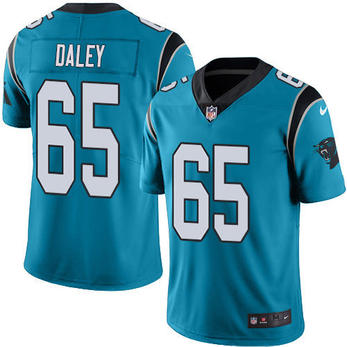 Nike Carolina Panthers #65 Dennis Daley Blue Youth Stitched NFL Limited Rush Jersey Youth