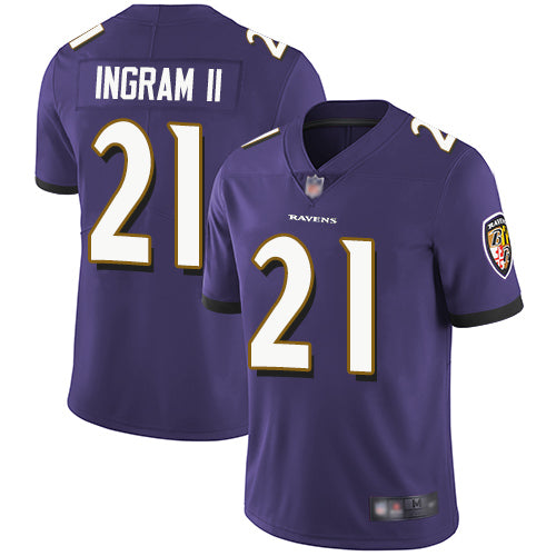 Nike Baltimore Ravens #21 Mark Ingram II Purple Team Color Youth Stitched NFL Vapor Untouchable Limited Jersey Youth