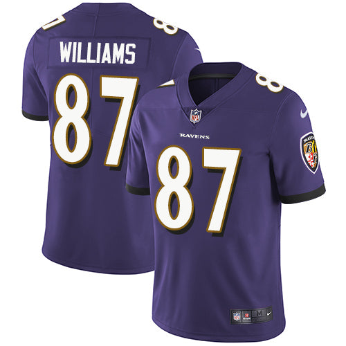 Nike Baltimore Ravens #87 Maxx Williams Purple Team Color Youth Stitched NFL Vapor Untouchable Limited Jersey Youth
