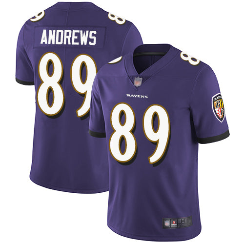 Nike Baltimore Ravens #89 Mark Andrews Purple Team Color Youth Stitched NFL Vapor Untouchable Limited Jersey Youth