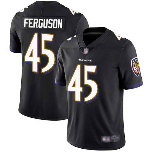Nike Baltimore Ravens #45 Jaylon Ferguson Black Alternate Youth Stitched NFL Vapor Untouchable Limited Jersey Youth