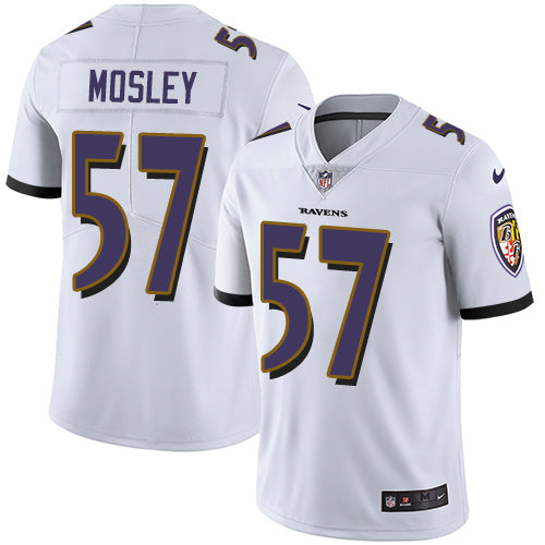 Nike Baltimore Ravens #57 C.J. Mosley White Youth Stitched NFL Vapor Untouchable Limited Jersey Youth