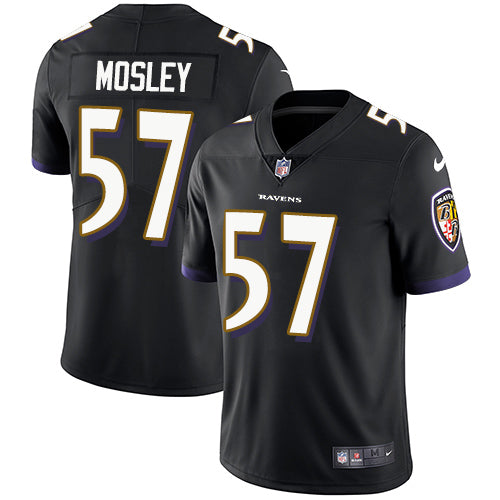 Nike Baltimore Ravens #57 C.J. Mosley Black Alternate Youth Stitched NFL Vapor Untouchable Limited Jersey Youth