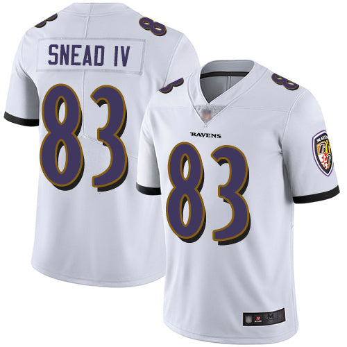 Nike Baltimore Ravens #83 Willie Snead IV White Youth Stitched NFL Vapor Untouchable Limited Jersey Youth