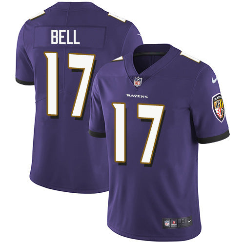 Nike Baltimore Ravens #17 Le'Veon Bell Purple Team Color Youth Stitched NFL Vapor Untouchable Limited Jersey Youth