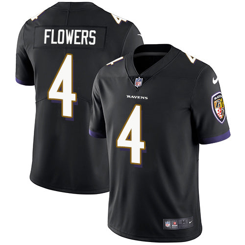 Nike Baltimore Ravens #4 Zay Flowers Black Alternate Youth Stitched NFL Vapor Untouchable Limited Jersey Youth