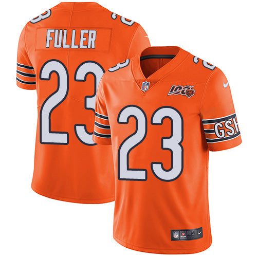 Nike Chicago Bears #23 Kyle Fuller Orange Men's 100th Season Stitched NFL Limited Rush Jersey Men's