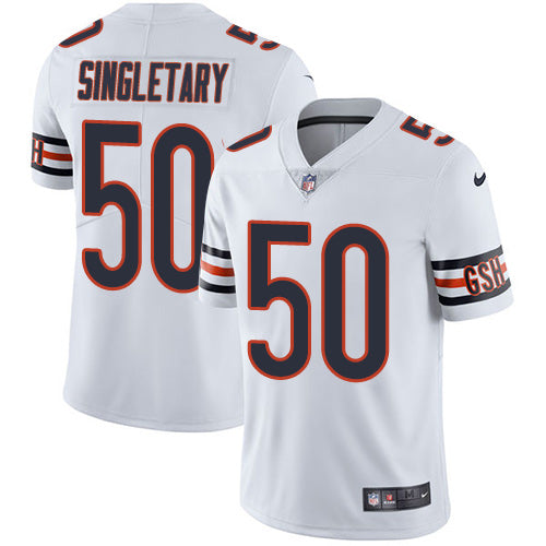 Nike Chicago Bears #50 Mike Singletary White Men's Stitched NFL Vapor Untouchable Limited Jersey Men's