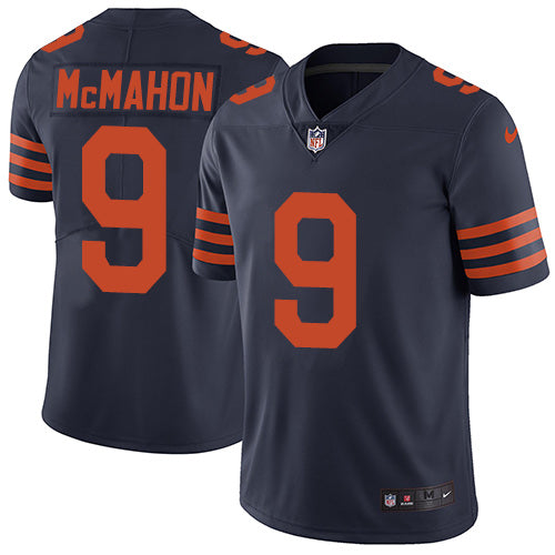 Nike Chicago Bears #9 Jim McMahon Navy Blue Alternate Men's Stitched NFL Vapor Untouchable Limited Jersey Men's